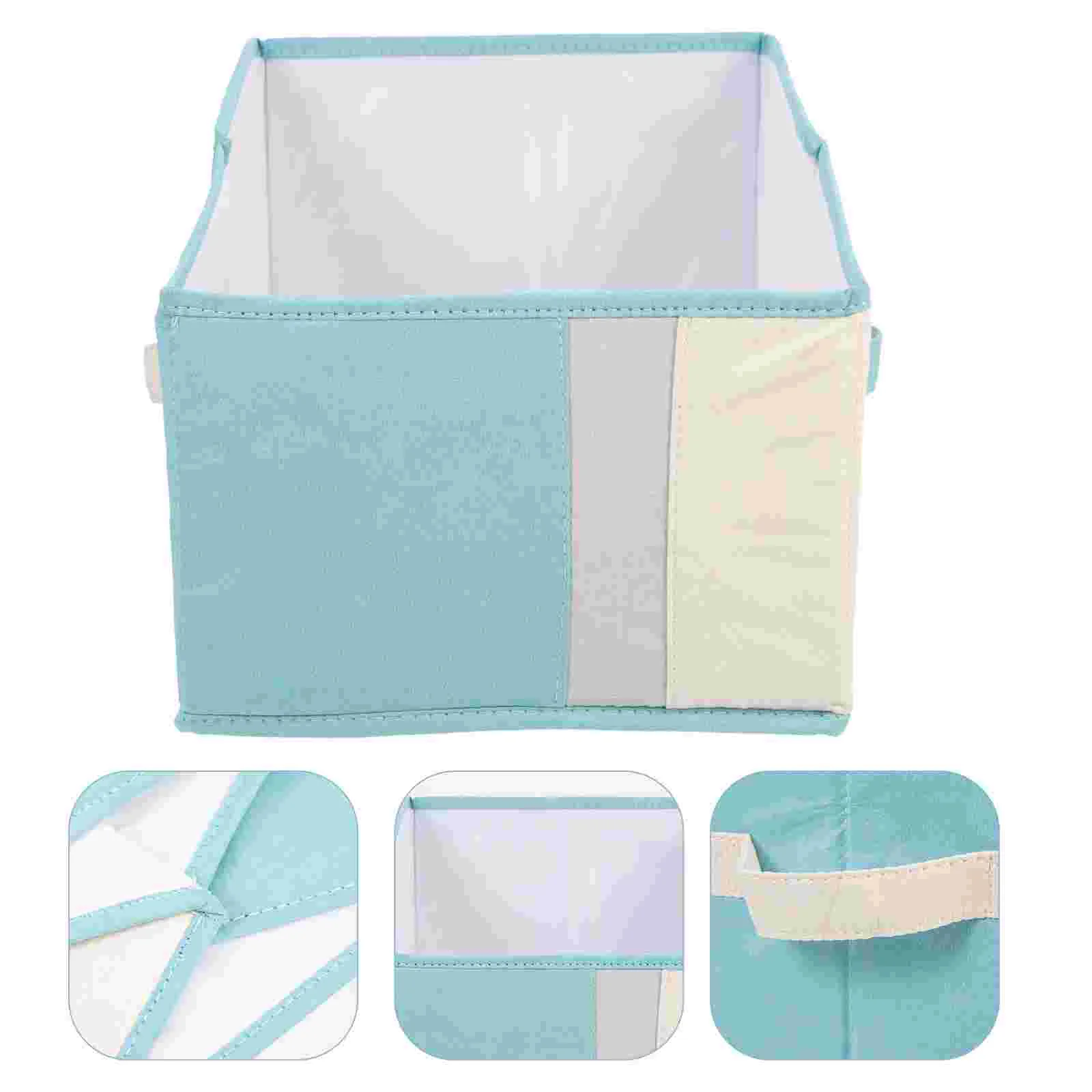 

Storage Basket Clothes Organizer Box Sundries Holder Bins Toy Fabric Wardrobe Closet Foldabletoys Folding Container Bedroom