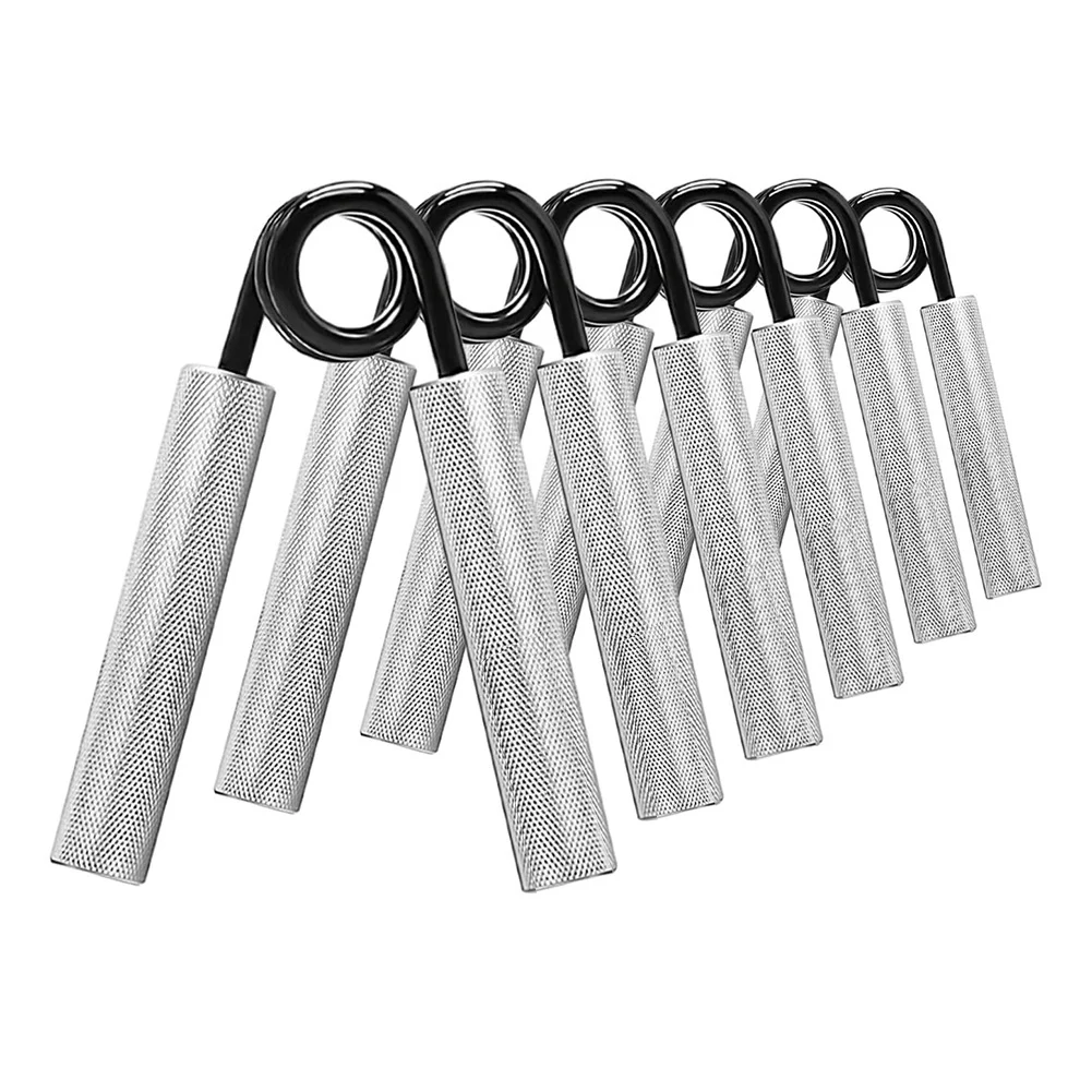 

6Pcs 100LB - 350LBs Hand Grip Strengthener Fitness Hand Grip Set,Carbon Steel No Slip Heavy-Duty Grip Strength Trainer