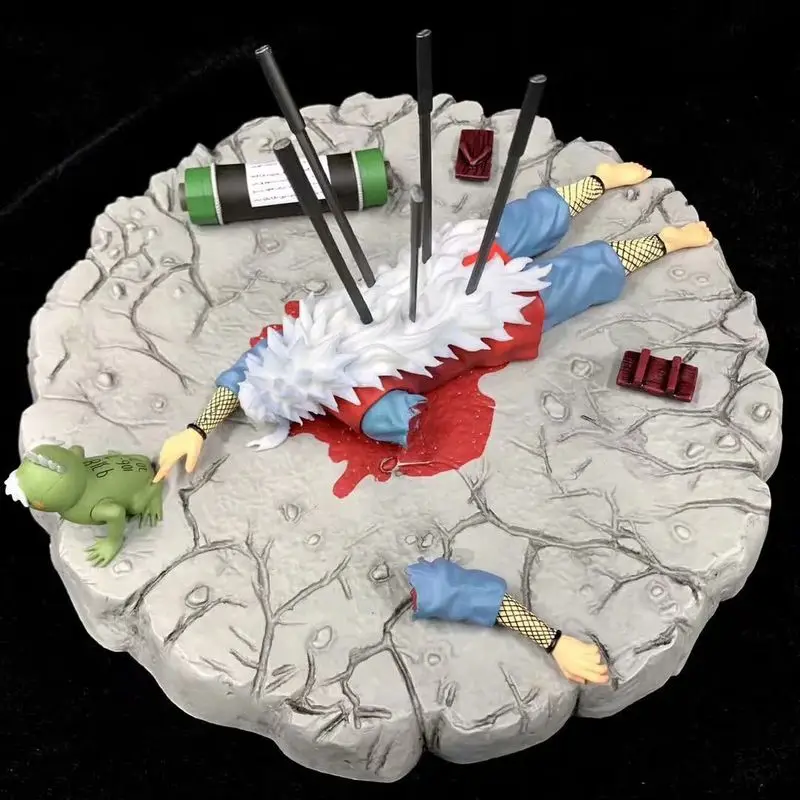 

Naruto Anime Figures Jiraiya Death 25cm Action Figurine Pvc Statue Collectible Model Decoration Ornaments Toys For Friend gift