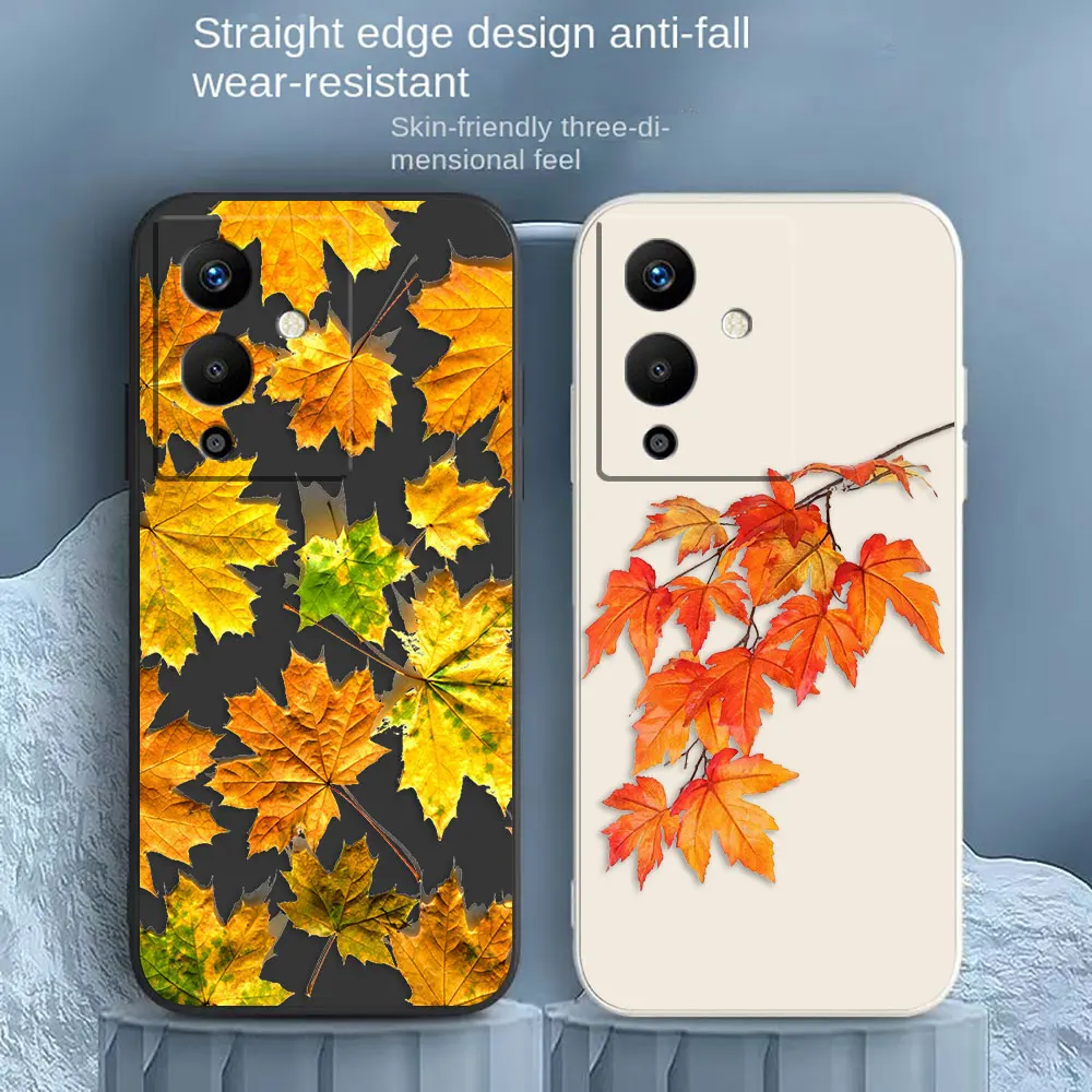 

Maple Leaf Specimen Phone Case For Infinix SPARK NOTE 10 11 12 G96 8 SMART 5 6 7 POVA 3 4 PRO Colour Liquid Case Funda Shell