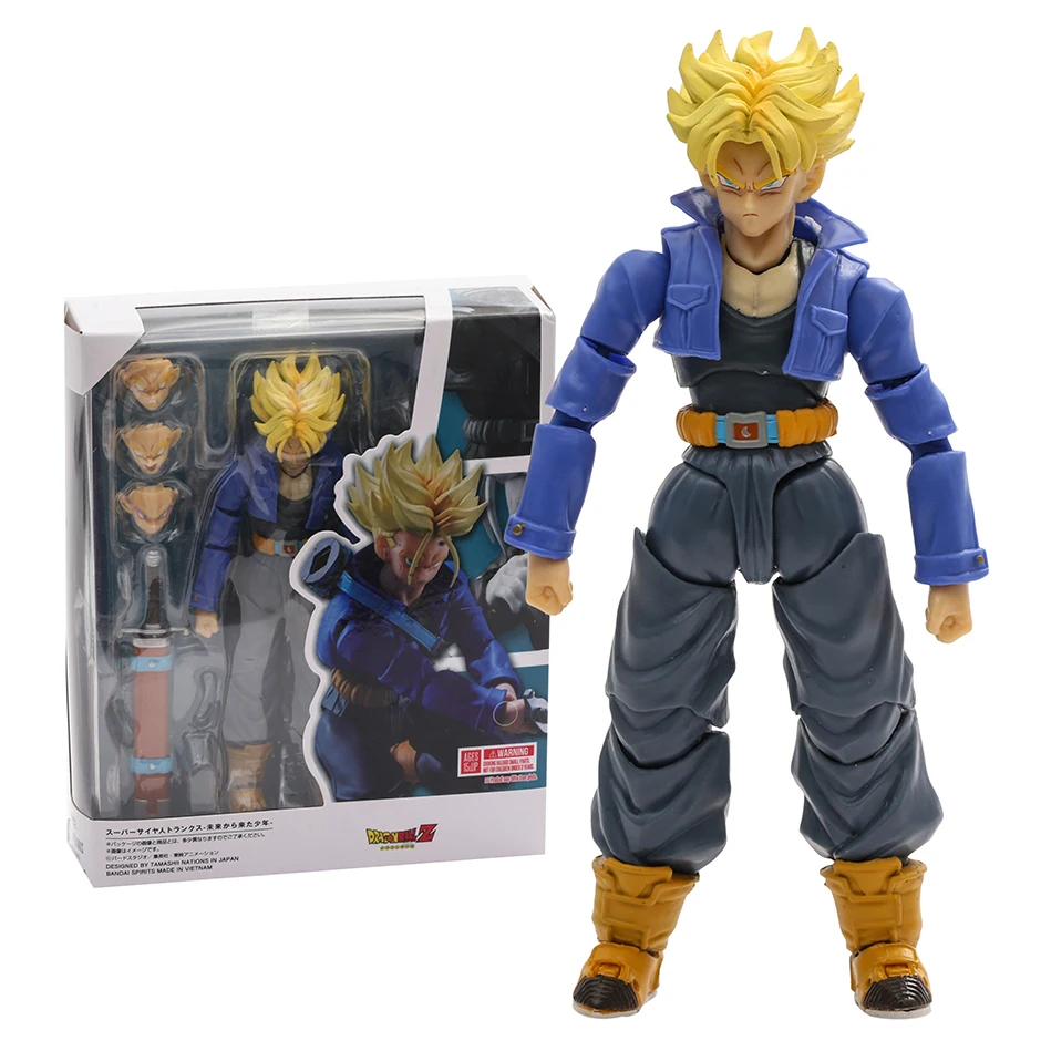 

SHF Dragon Ball Z Future Trunks PVC Anime Action Figure Collectible Doll Model Toy Gift