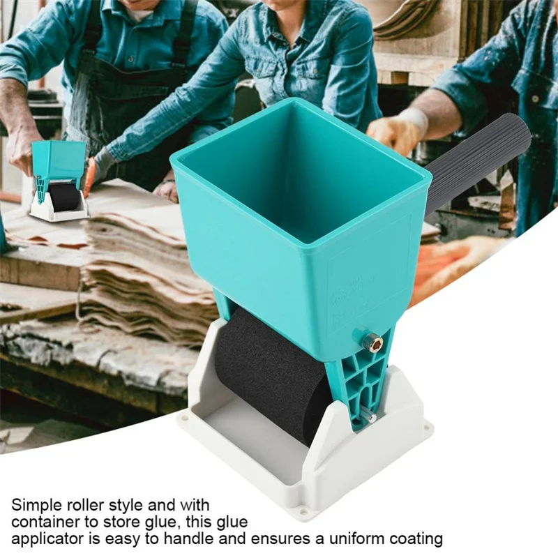 

Hand push glue applicator