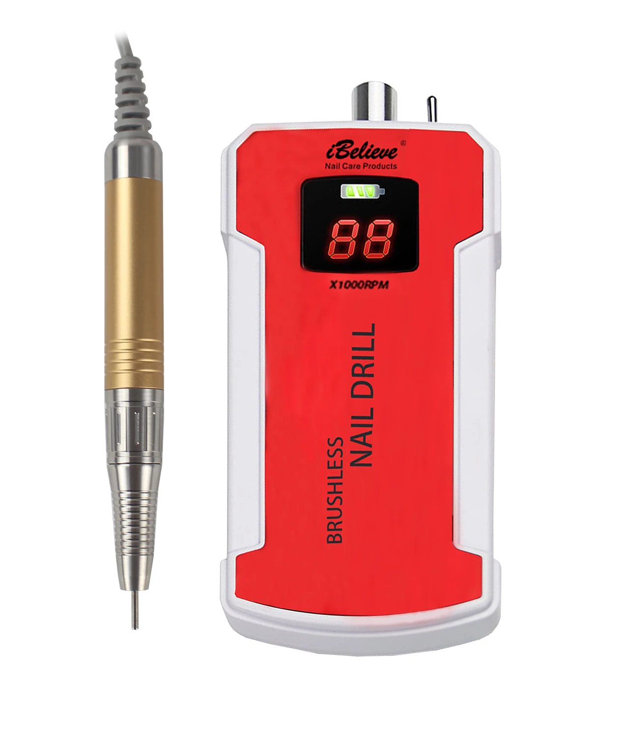 

2023 Nail Supplier Crazy for this rechargeable brushless nails drill 35000 rpm speed nail drill efile