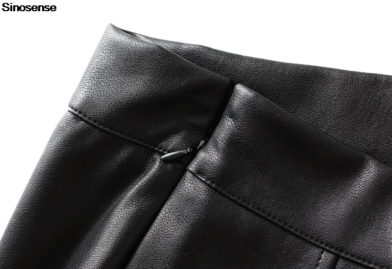 Женская винтажная юбка-миди из искусственной кожи с талией Hiigh расклешенная юбка