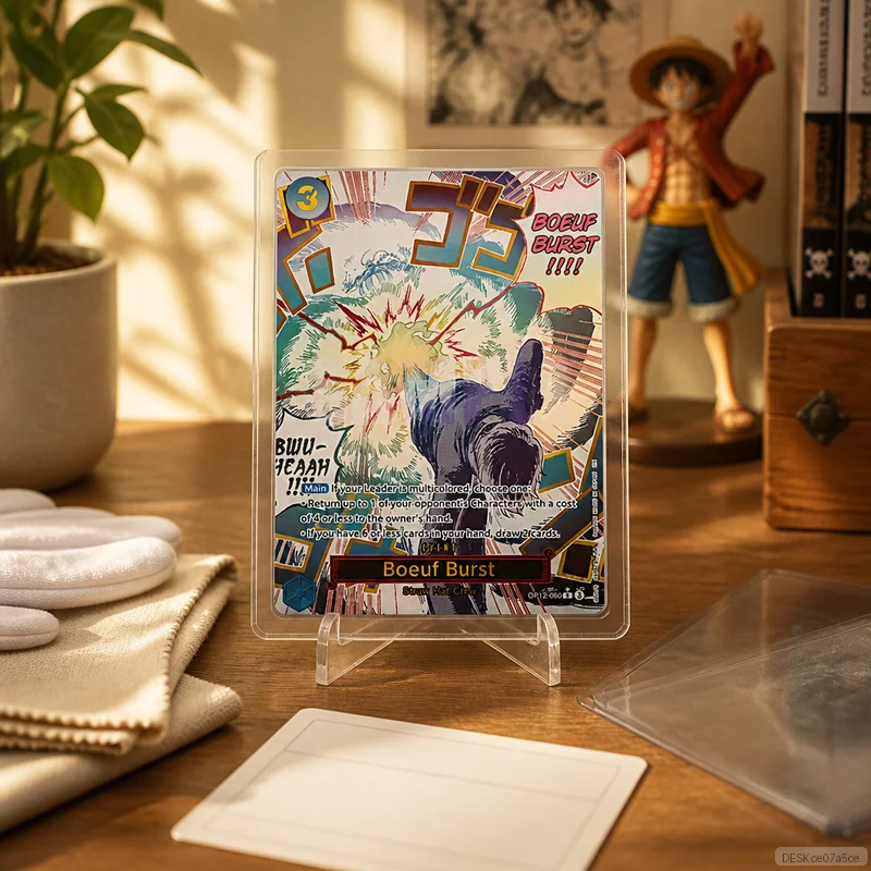 Фото Коллекционные карты Boeuf Burst OP12-060 DIY One Piece OPCG, самодельные одиночные карты, классическая игра, аниме-карты, подарок, игрушка, 5 шт., 10 шт. №1