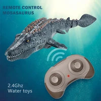 remote control mosasaur dinosaur electric can be launched into the water will swing swimming water spray childrens toy boy gift