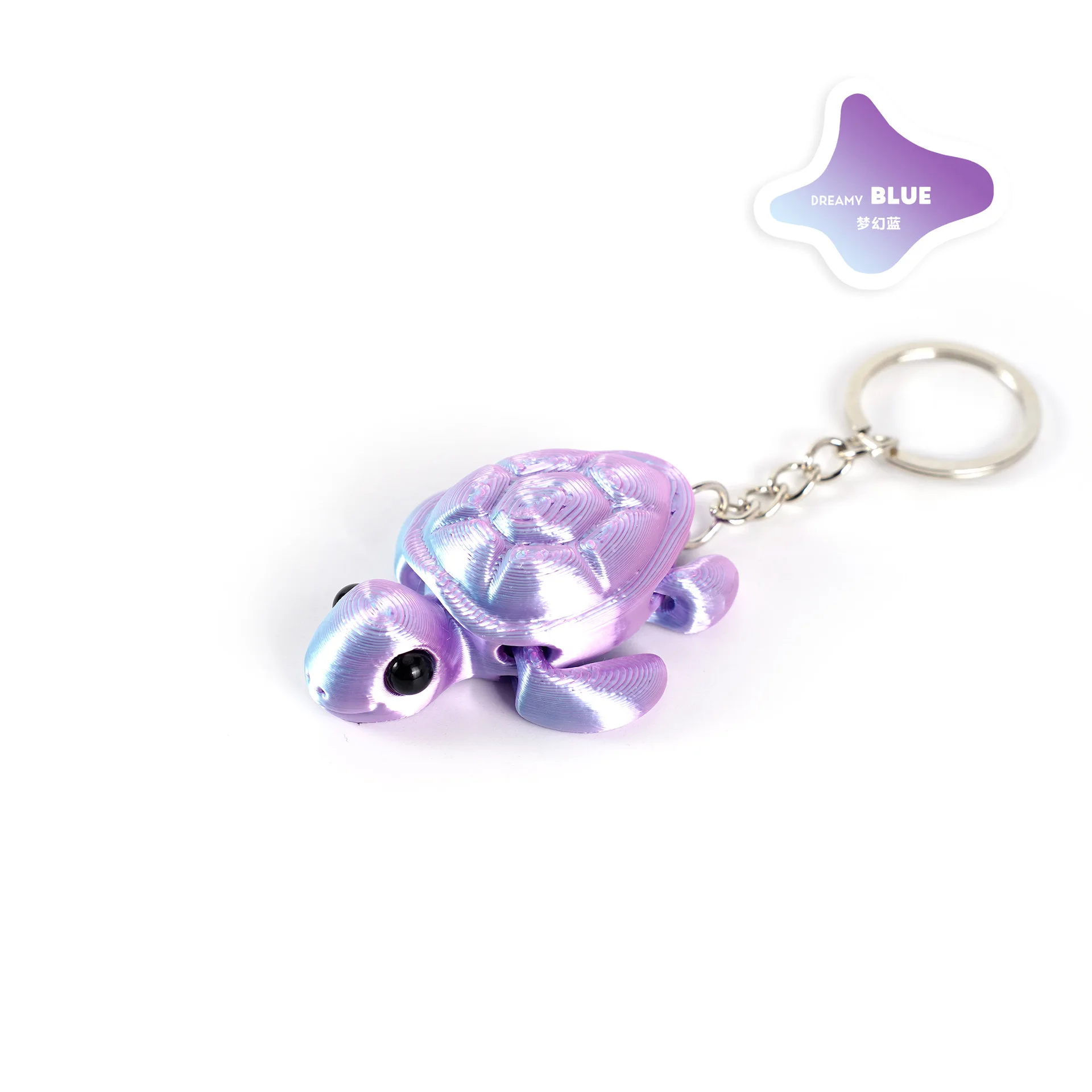 

3D печатный брелок в виде черепахи, подвеска, многошарнирный подвижный, украшение, автомобильные аксессуары, очаровательные модные брелки, подарок