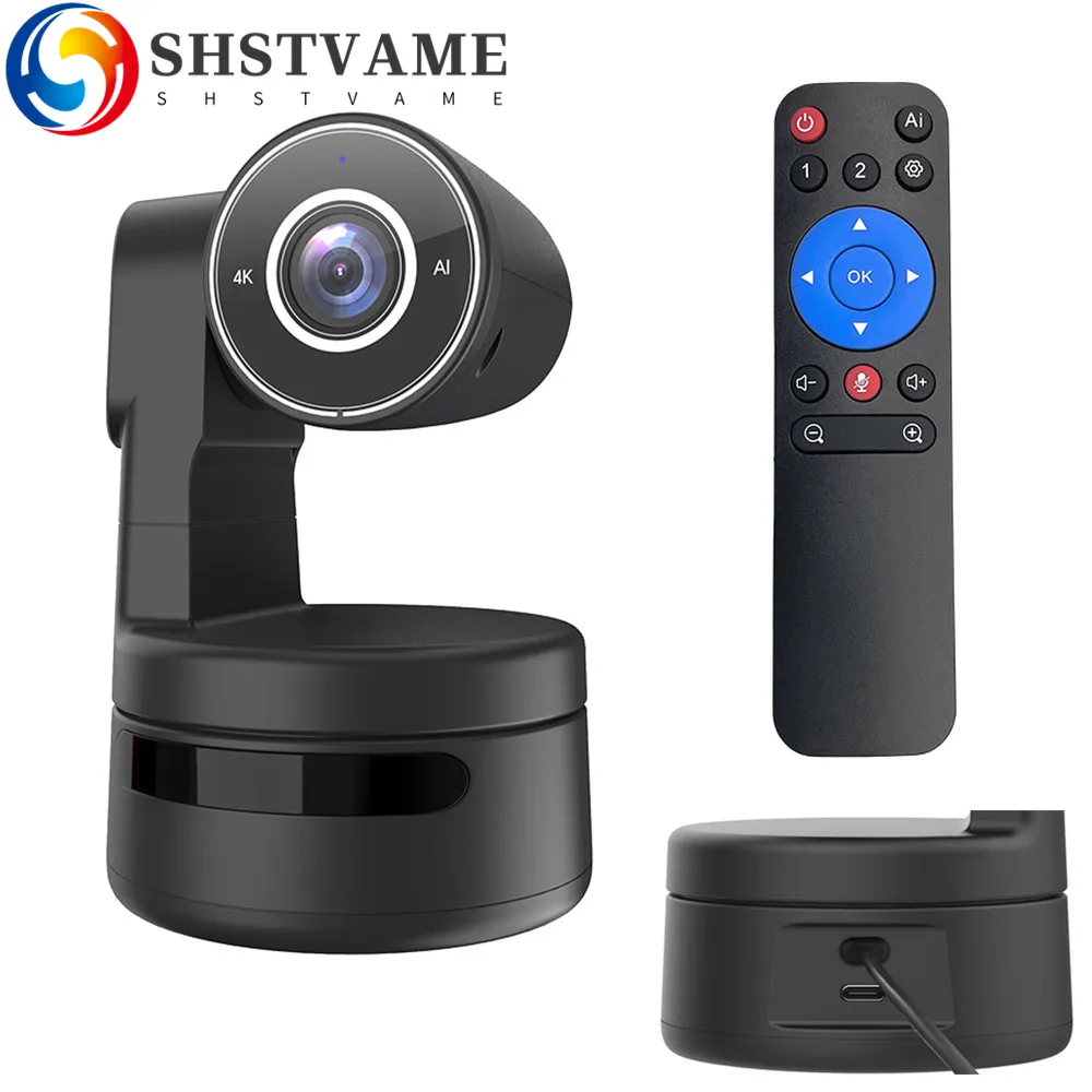 

Веб-камера PTZ с автофокусом и 4-кратным цифровым зумом, 2K/4K