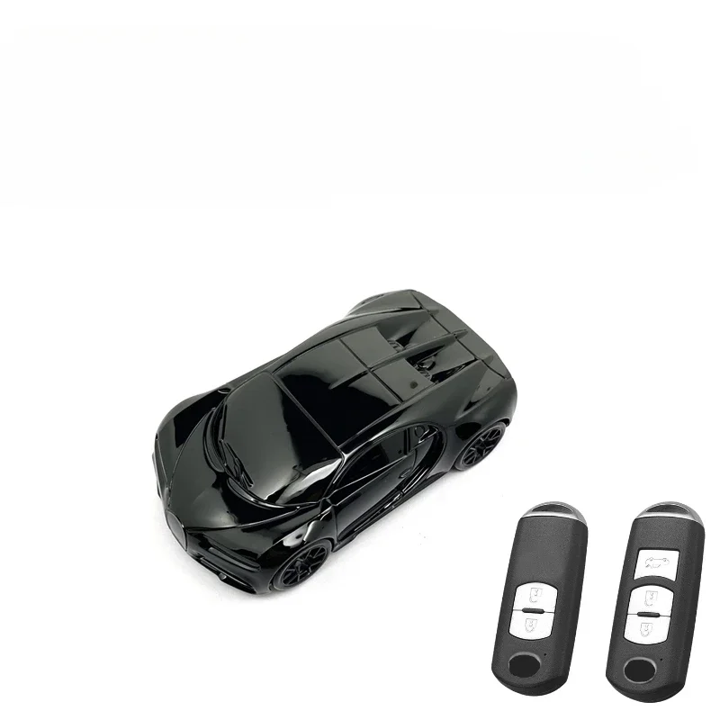 

Модель автомобиля в форме ключа, чехол для ключа автомобиля, подходит для Mazda 6 3, чехол для ключа автомобиля Cx4, сумка Cx5 Angkesela 3 Atez 6 MX5, модель чехла для ключа
