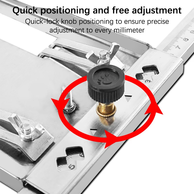 Режущий станок направляющий позиционер режущий безопасная настольная пила
