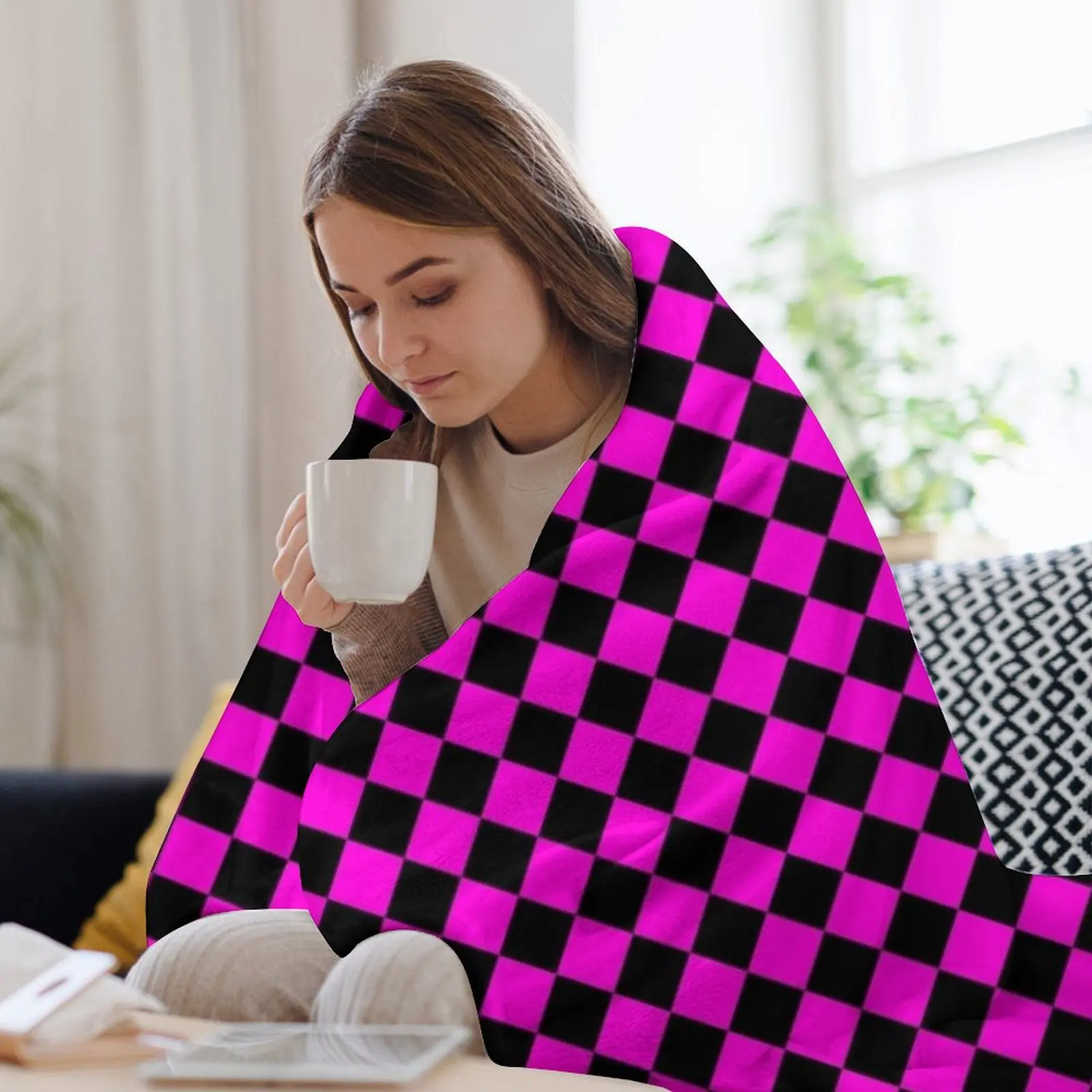 Гарри's Mod Missing Textures Pattern (высокое качество) Плед Спальный мешок Симпатичные