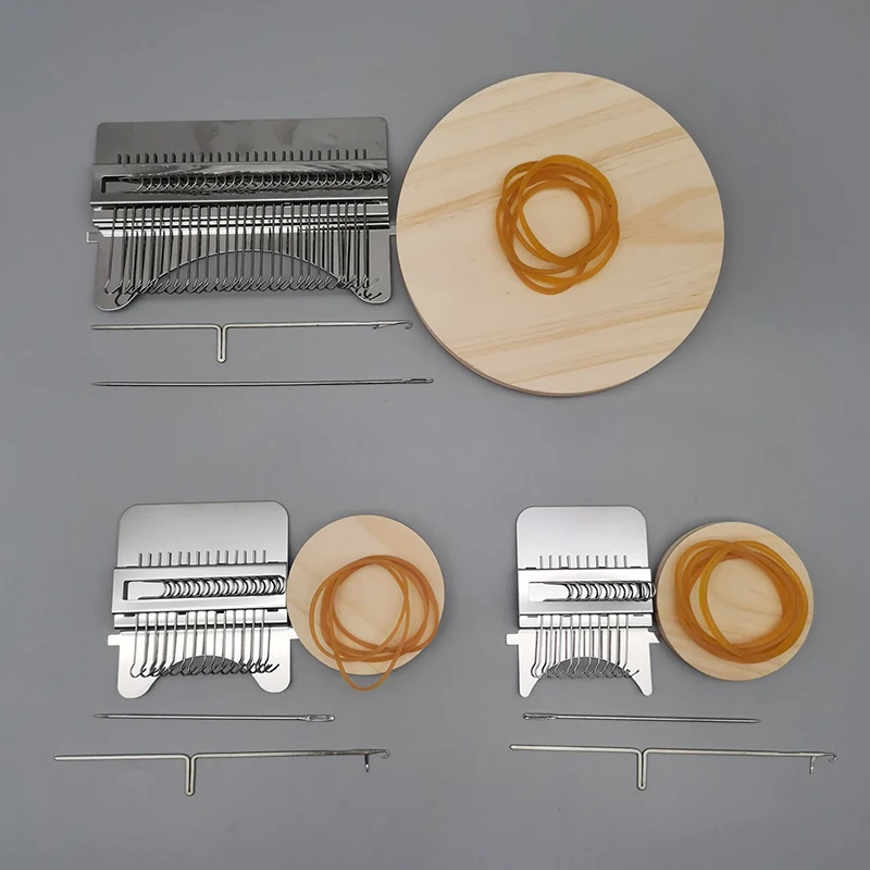 

Mini Darning Loom Machine DIY Apparel Sewing Small Loom Small Mender Loom for Darning Machine with Instructions Accessories