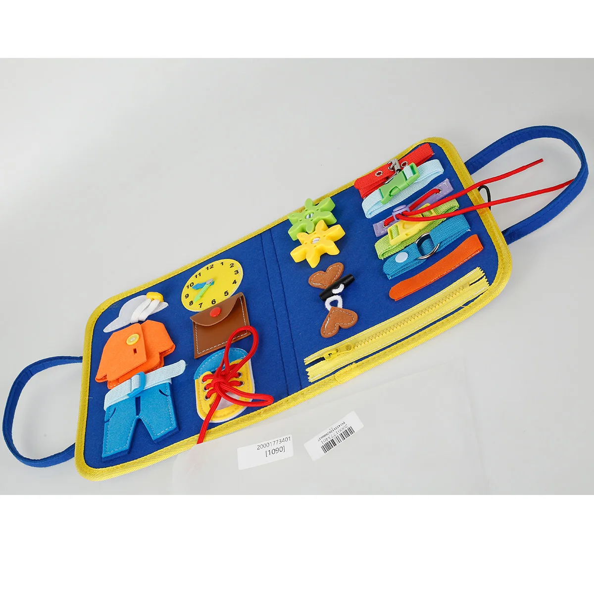 

Toddler Busy Board Basic Life Skills Learning Early Educational Activity Board for Fine Motor Skills Interactive Sensory