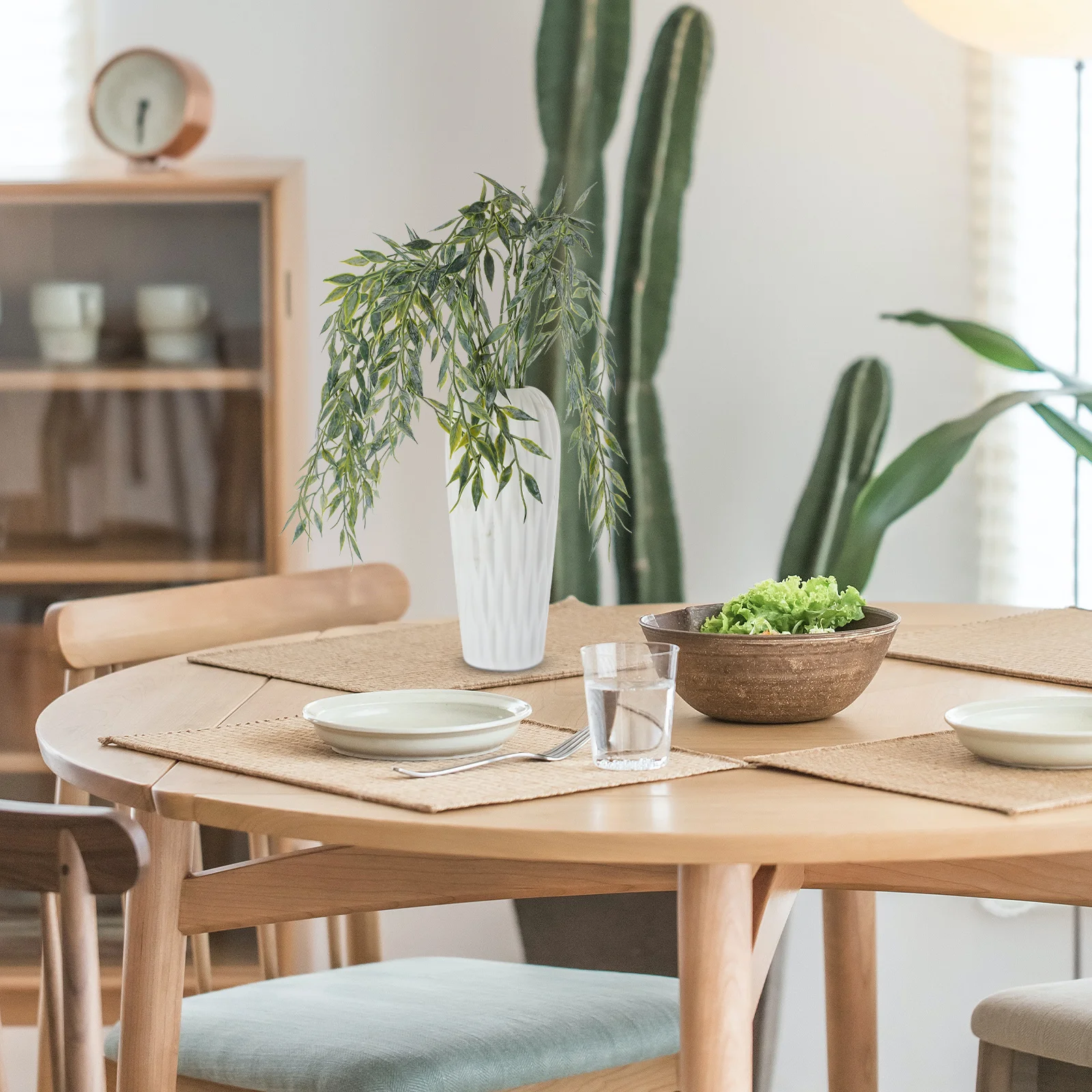 20 шт. искусственные ветки ивы имитация листьев декор для вазы стебли растений