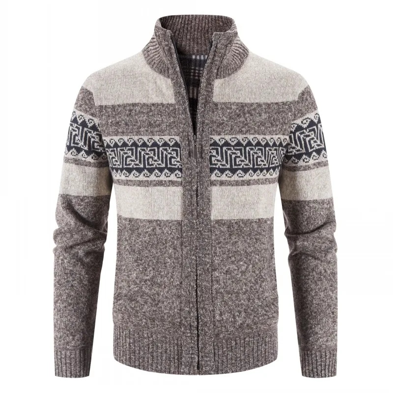 

Winter Jackets Men Cardigans Sweaters New Male Thicker Warm Casual Sweatercoats Good Quality Male Slim Fit Sweaters Size 3XL
