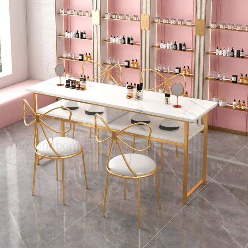 Простые маникюрные столы для ногтей профессиональный белый очиститель макияжа