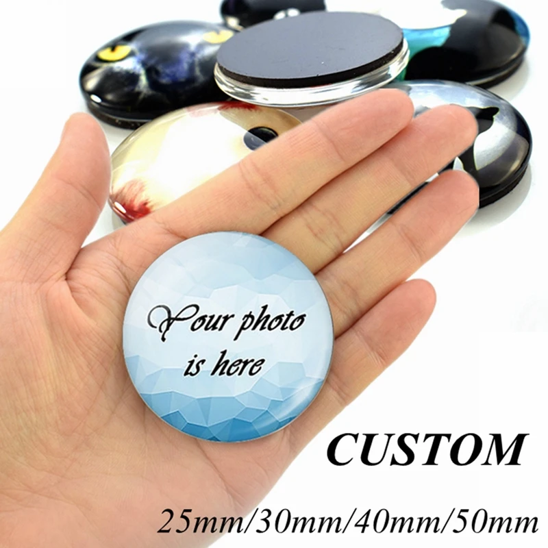 

Customized Photo Frame Picture Fridge Magnets Refrigerator Magnetic Stickers Family Friends Children Pet Gifts Souvenir Logo 5pc