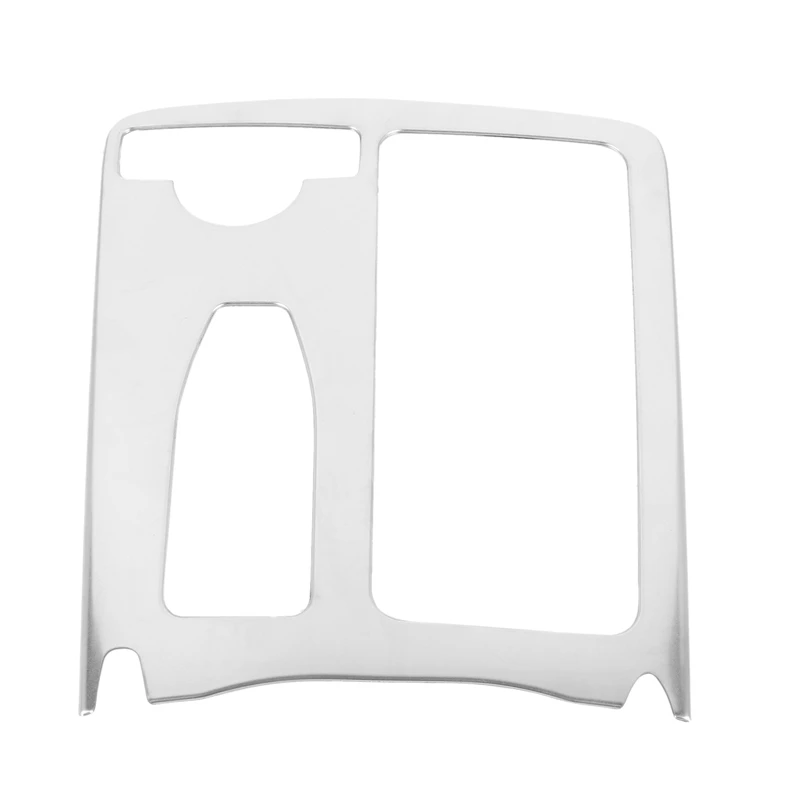 

5X Car Styling Interior Stainless Steel Sticker Water Cup Holder Panel Trim For Mercedes Benz C Class W204 2009-2014 Lhd