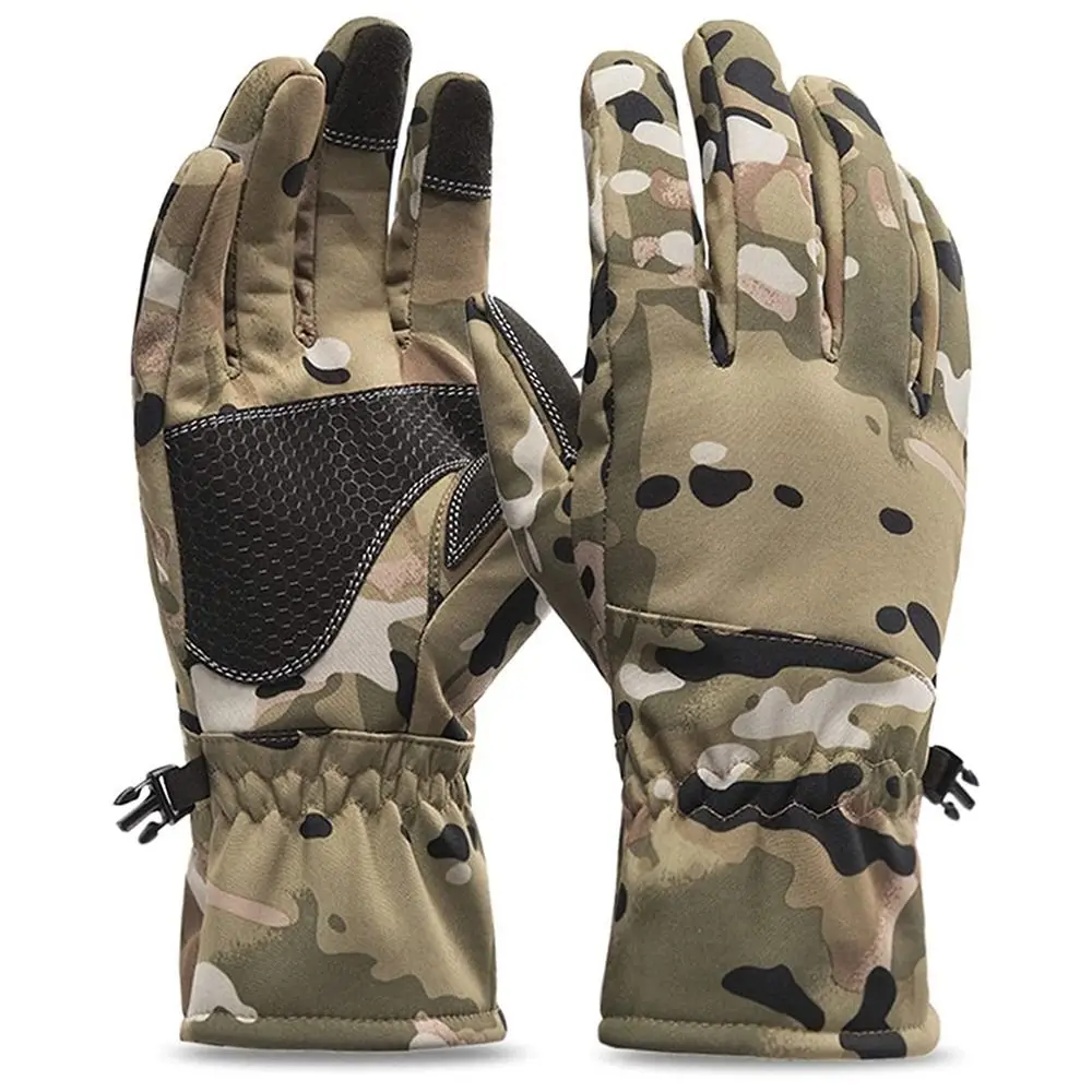 

Winter Windproof Soft Plush Warm Skin-friendly Outdoor Gloves Touch Screen Mittens