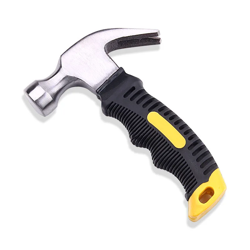 

Mini Claw Hammer Carbon Steel Multi-function Hammer Plastic Handle Small Nail Hammer Decoration Tool