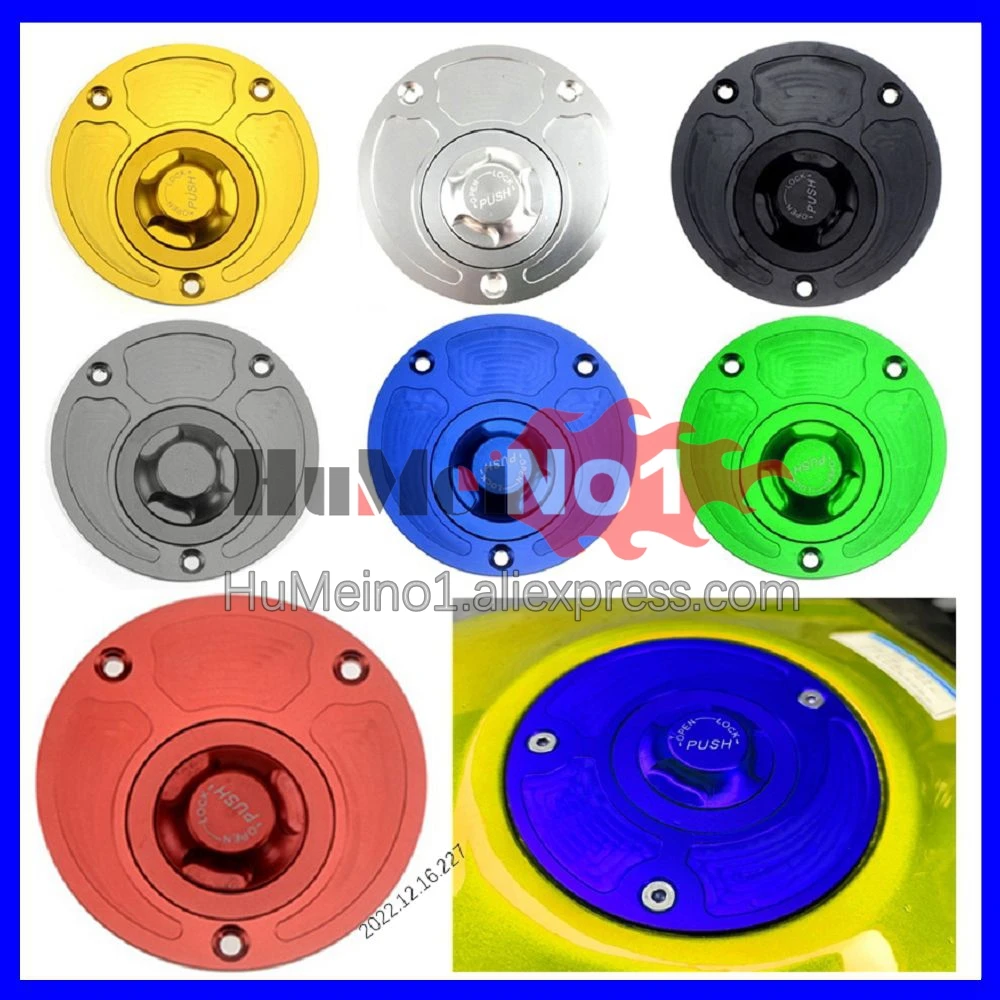

CNC Keyless Gas Cap Fuel Tank Cover For YAMAHA FJR 1300 FJR1300 FJR-1300 13 14 15 16 2013 2014 2015 2016 Oil Fuel Filler Caps