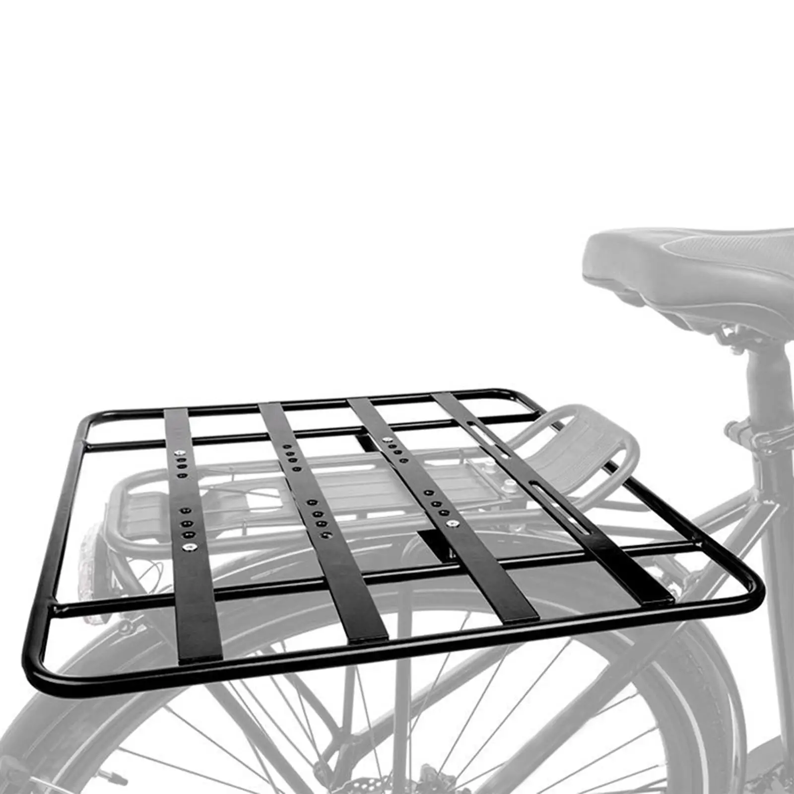 

Bike Back Shelf Road Bike Waterproof Removable Support Weight 30kg Rear Rack