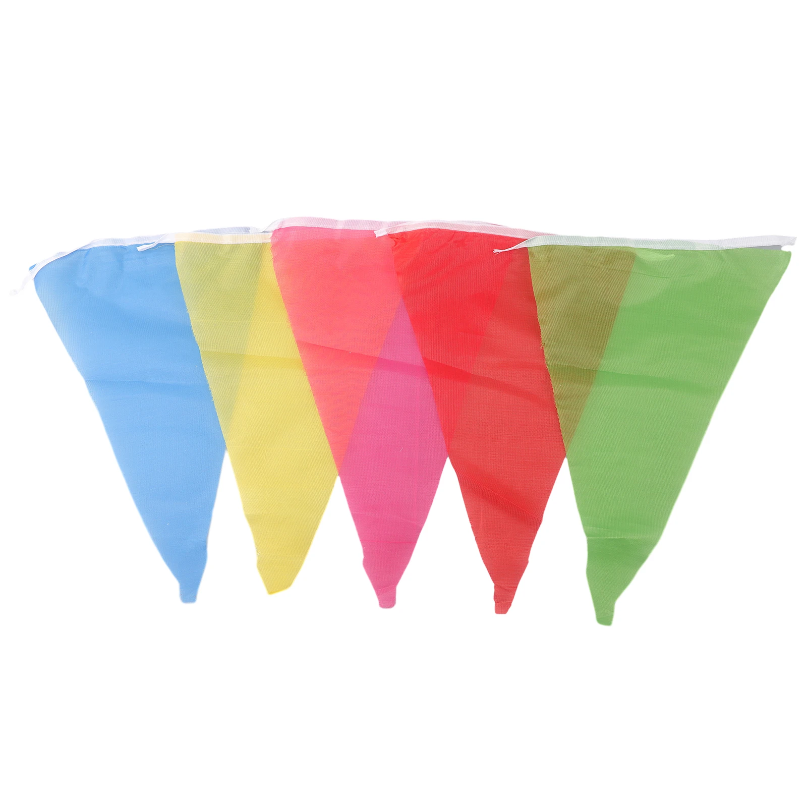 

Hot 2021 High Quality Flags Optional Color Easily Cleaned Taffeta Outdoor Pennant Triangle Flags 100M Festival