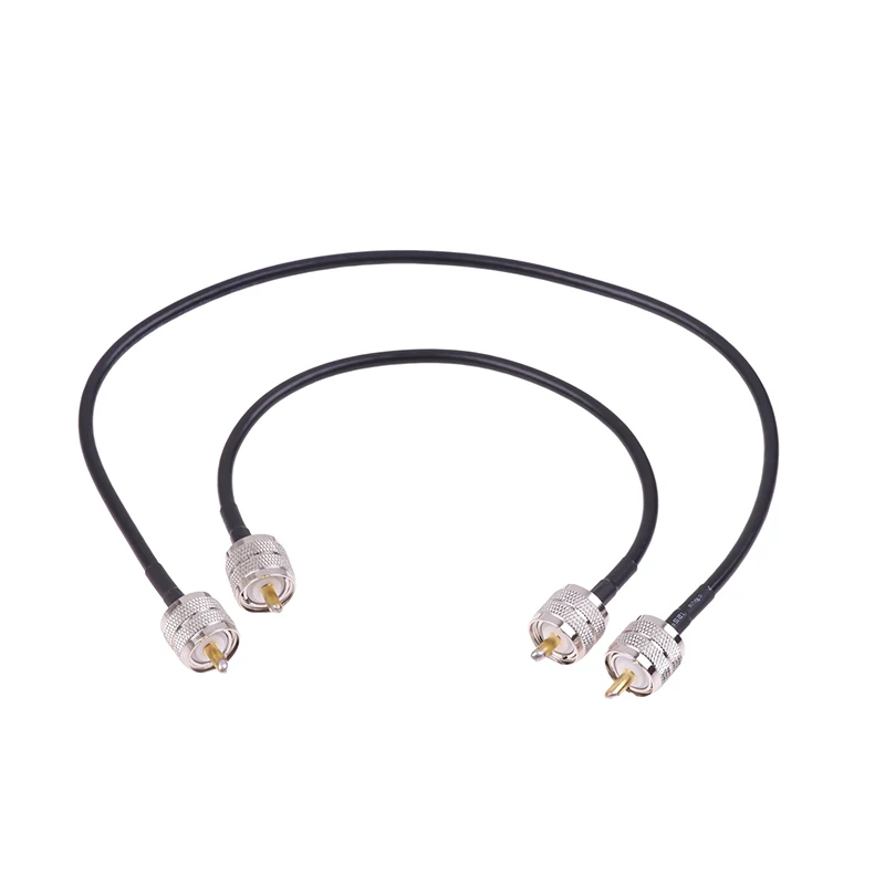 

30/50cm RF Coaxial Cable UHF Male To Male Connector UHF PL259 Male To UHF Male PL259 RG58 Pigtail Cable RF Coaxial Pigtail Cable