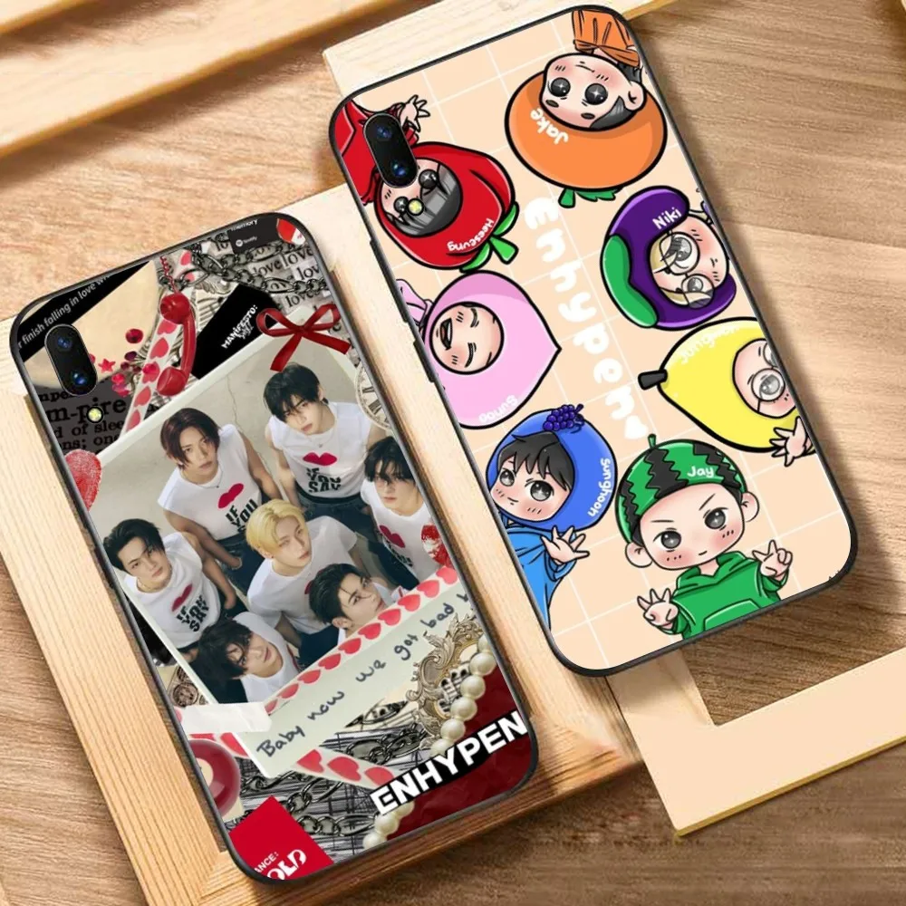 Корейский чехол для телефона Boy Group E-ENHYPEN Huawei Y9 6 7 5 Prime Enjoy 7s 8 plus 7a 9e 9plus 8E Lite Psmart Shell
