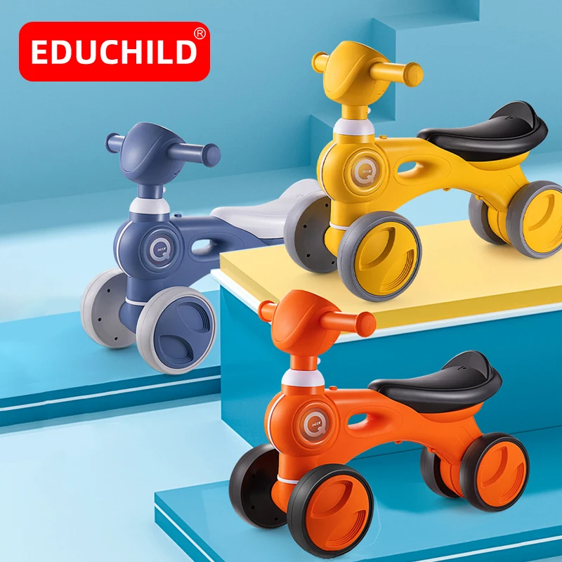 

Детский балансировочный велосипед Educhild, Детский обучающий скутер, детская игрушка для верховой езды, подарки, детский трехколесный велосип...