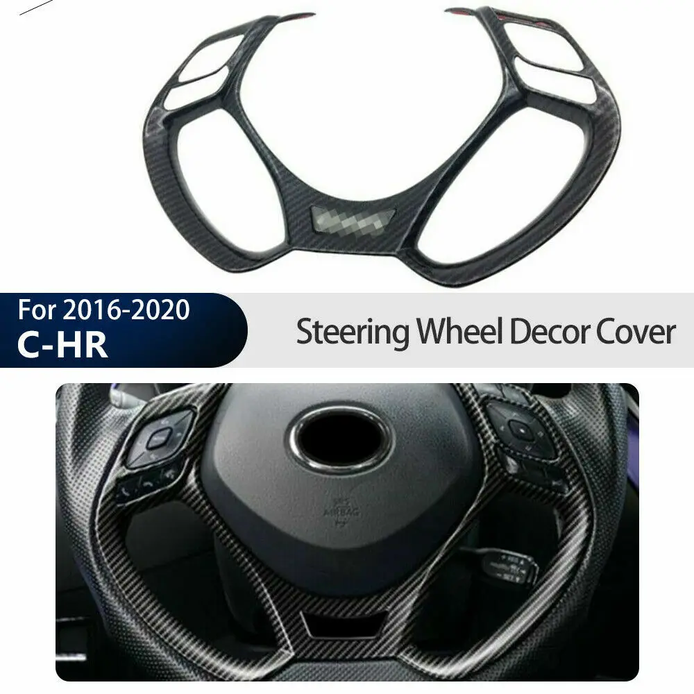 

Накладка на руль автомобиля из углеродного волокна для Toyota C-HR CHR 2016-2020