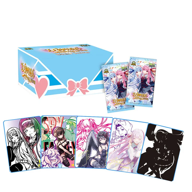 

Оригинальная коллекция карт богиня история аниме фигурки Эмилия йор форгер сексуальные люди настольные игры карты детские игрушки подарки