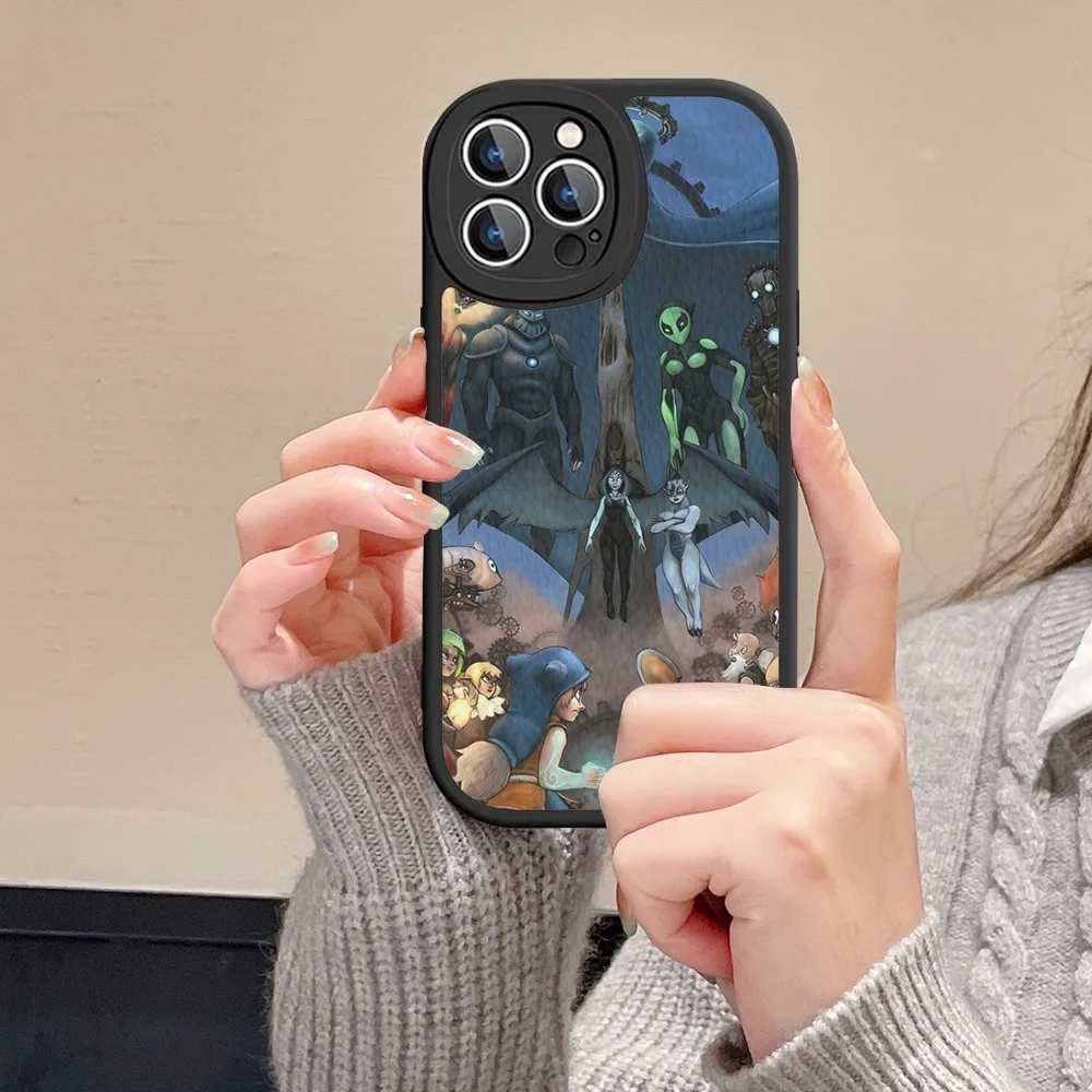 Чехол для телефона Game W-Wakfu из жесткой кожи IPhone 14 13 12 Mini 11 Pro Max Xs X Xr 7 8 Plus Fundas