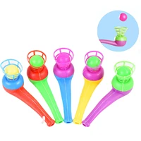 blow pipe balls blowing toys for children floating blow pipe balls montessori toys gift plastic pipe balls toy color random