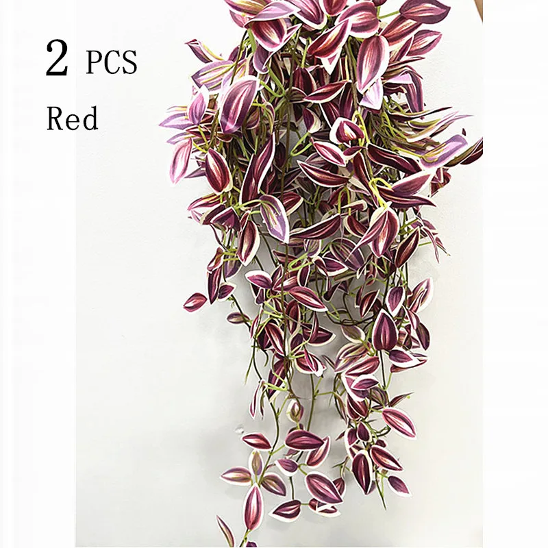 Искусственные растения из ротанга EQIANAO, 2 штуки