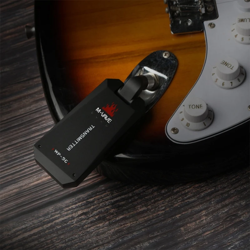 

M-Vave Wireless Guitar Receiver Support Quick Charger 5.8G Wireless 3Rd 1100Mah Pickup Guitar