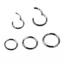 quartet segment nose ring 316l surgical steel earring septum tragus helix cartilage clicker conch body piercing jewelry