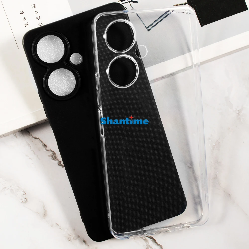 Мягкий чехол + комплект из 2 защитных пленок закаленного стекла для Vivo Y35+ 5G Y35m+ Y35