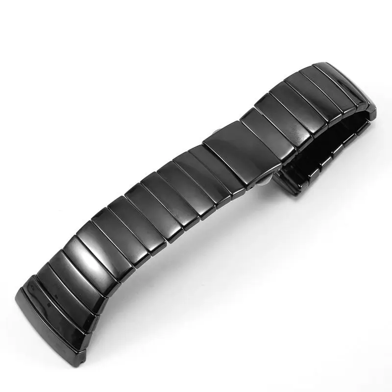 Ceramic watch strap is applicable to radar Sintra Silver Diamond Series watch strap accessories 29mm black ceramic watch chain