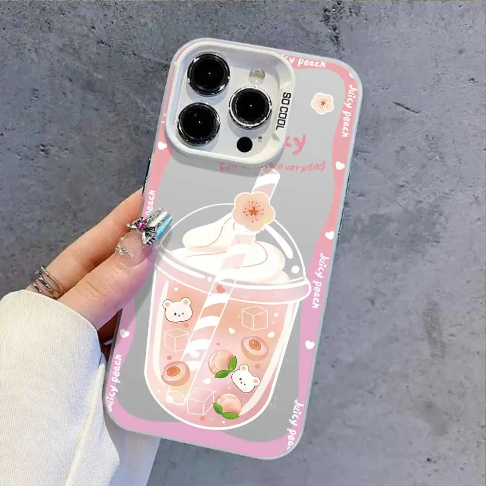 Чехол для Motorola Moto G14 G84 5G G04 G20 G10 G30 G04S G24 G34 G13 G23 G53 G22 E32S E22i Ice Cream Silver IMD телефона Marble