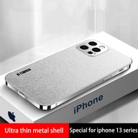luxury stainless frame for iphone 13 pro max phone case shockproof metal armor hard for iphone 13 pro case