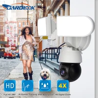 ptz ip outdoor camera wifi video surveillance 1080p full hd auto tracking dual night vision sound alarm 90db 2mp garden light