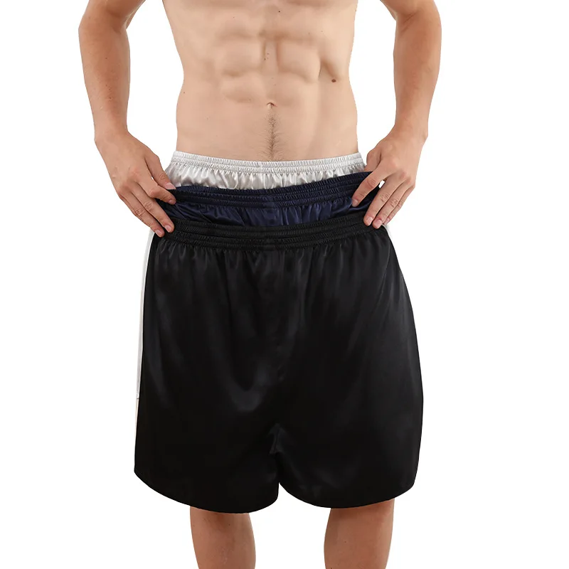 （Pack of 2）Men's Luxury 19mm 100% Pure Mulberry Silk Boxers - Improved Waistband HEGELIDI