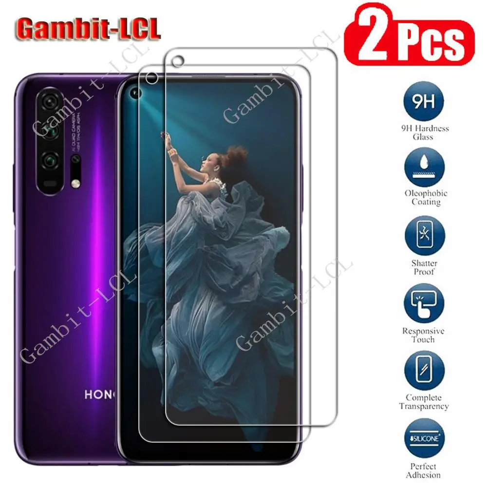 Закаленное стекло для Honor 20 Pro 6,26 дюйма, 2 шт.