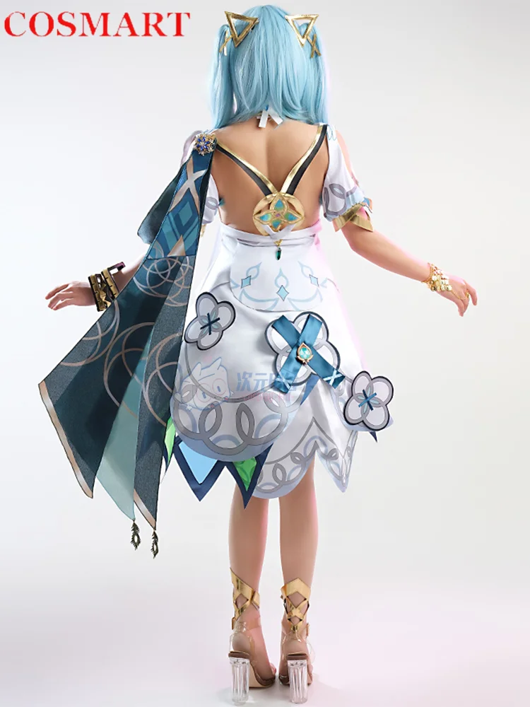 COSMART Genshin дальний фарузан платье женский косплей костюм искусственная игра Аниме