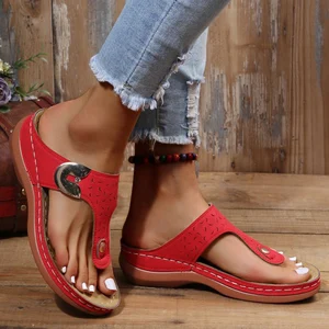 Sandals Women Shoes 2022 Fashion New Peep Toe Shoes Woman Open Toe Sandals Woman Breathable Wedge Sh in Pakistan