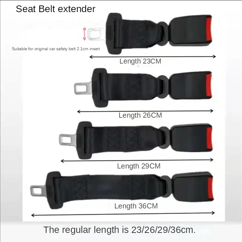 

Car Seat Seat Belt Extender 23CM-36CM For Child Pregnant Woman Fatso Baby Car Seat Accessories Tools D Type With Safety Buckle