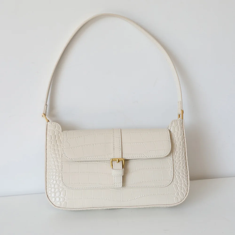 

Ручная сумка под подмышки, модная сумка через плечо, кожаная трендовая женская сумка 2022, роскошный дизайн, кожа крокодиловая кожа