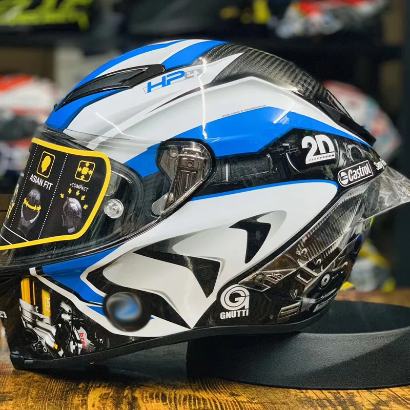 

Мотоциклетный шлем HP4, всесезонный шлем для мотокросса из углеродного волокна