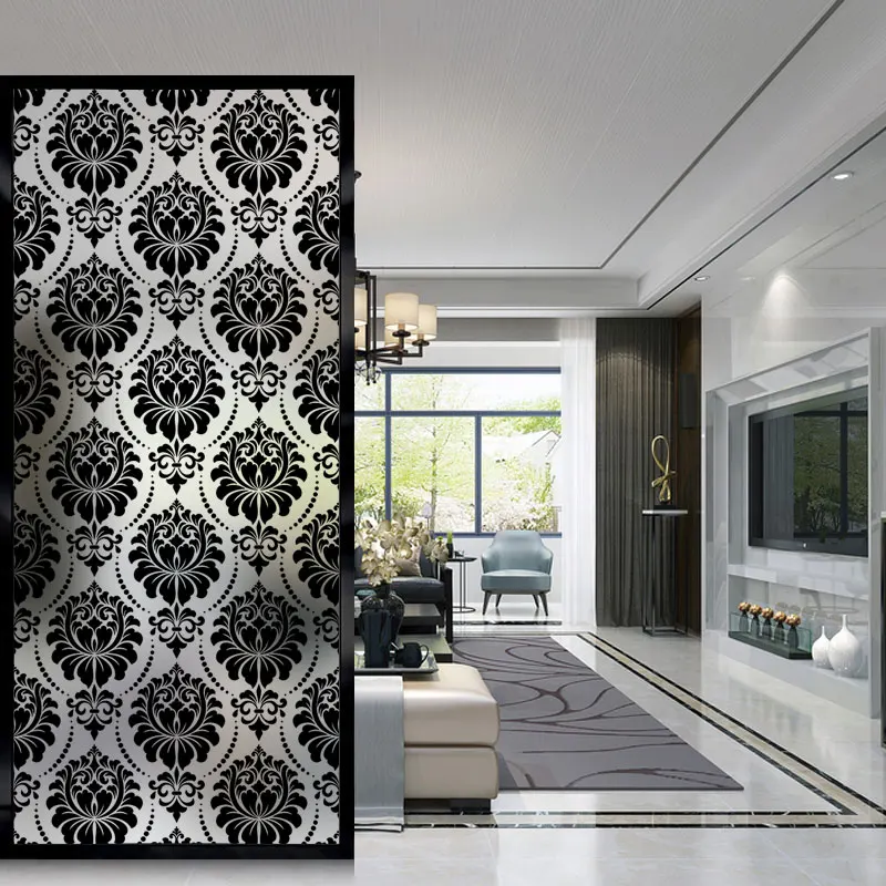 

Светлый роскошный вход в гостиную стеклянный экран перегородка украшение Блокировка Ванная Комната Маленькая квартира современный и прос...